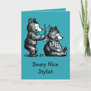 Happy Birthday for Stylist Thank You Card