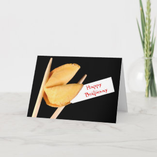 Happy Birthday Fortune Cookie Card