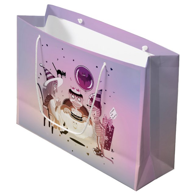 Happy Birthday Frankie gift bag (Front Angled)