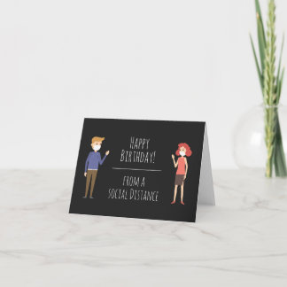 Happy Birthday From a Social Distance Card