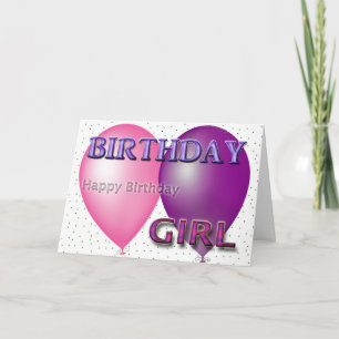Happy Birthday From All Of Us Birthday Girl Card