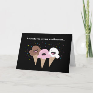 Happy Birthday from All of Us, Ice Cream Cones Card
