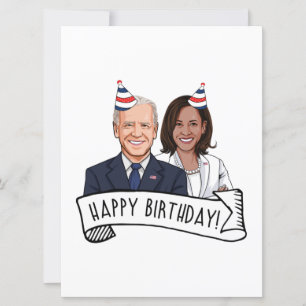 Happy Birthday from Biden Harris Card