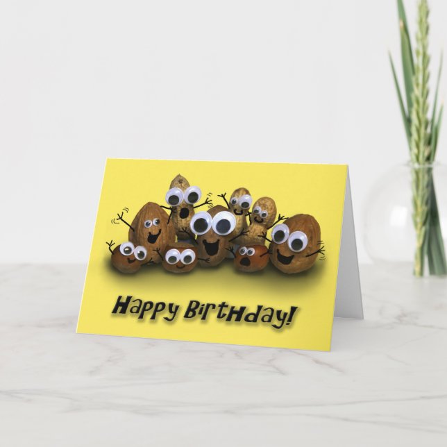Happy Birthday from Bunch of Nuts Card (Front)