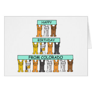 Happy Birthday from Colorado Cartoon Cats
