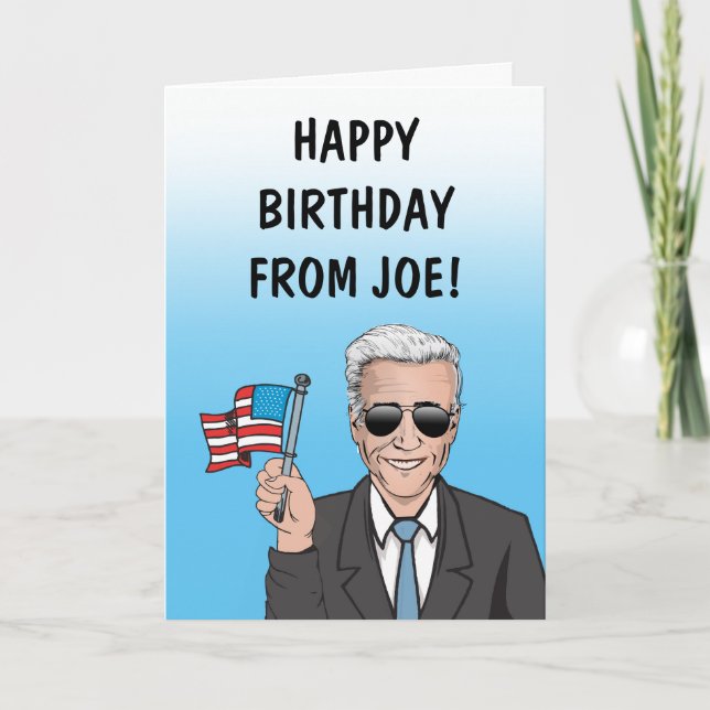 Happy Birthday From Democrats Card (Front)