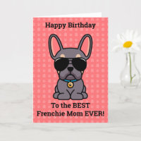 Happy Birthday from Dog Lilac Tan French Bulldog