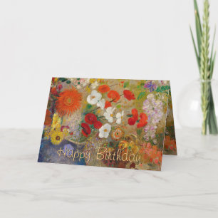 Happy Birthday from Josephine CC0602 Flower Card