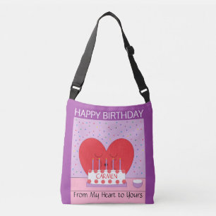 Happy Birthday, From My Heart to Yours II Crossbody Bag
