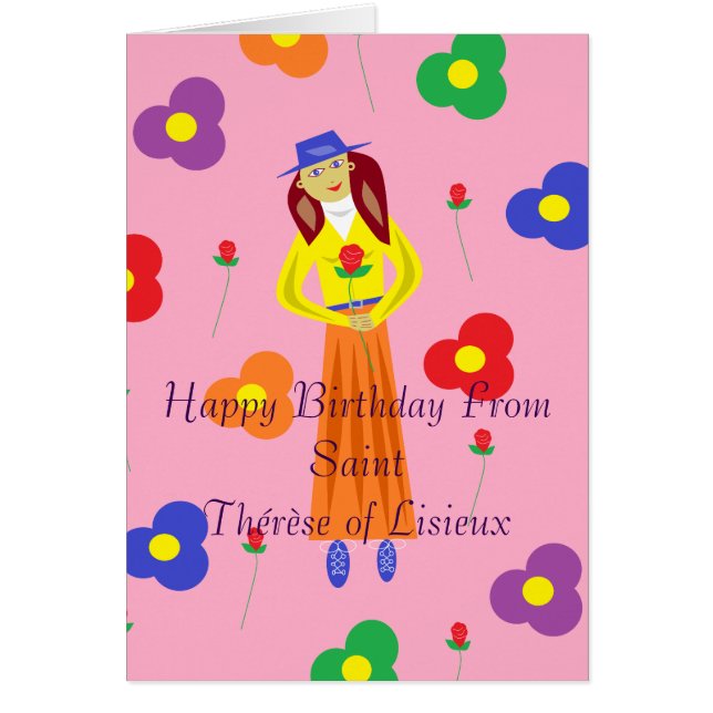 Happy Birthday from St Thérèse of Lisieux (Front)