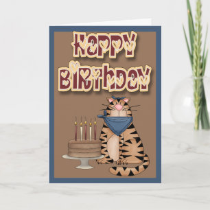 Happy Birthday From The Cat Card