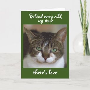 Happy Birthday From the Cat Card