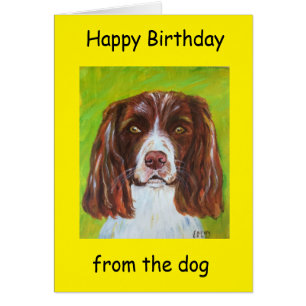 Happy Birthday from the dog