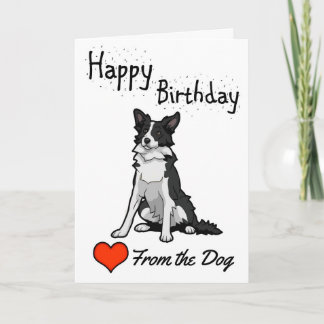 Happy Birthday from the Dog Card
