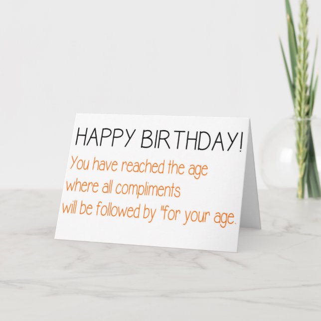 Happy Birthday - Funny Design - Card (Front)