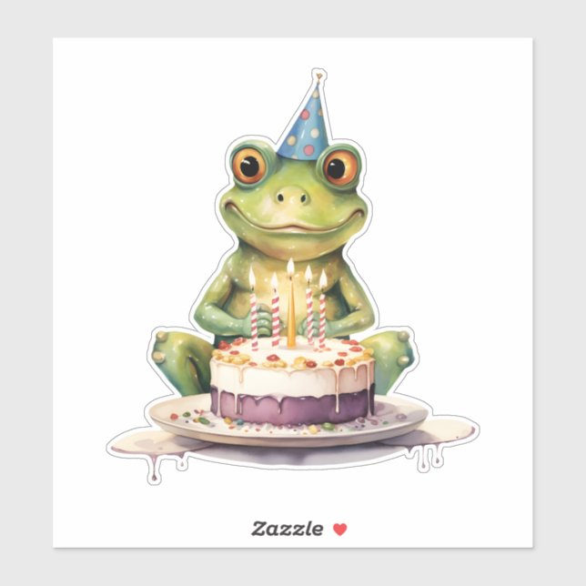 Happy Birthday Funny frog (Sheet)