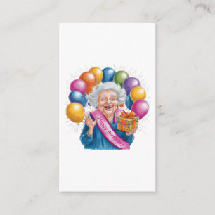 Happy Birthday Funny Nana Enclosure Card