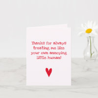 Happy Birthday - Funny Quote for Bonus Dad Card