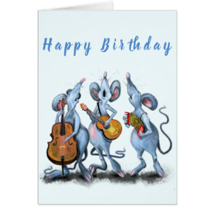 Happy Birthday - Funny Romantic Mouse Band - Fun