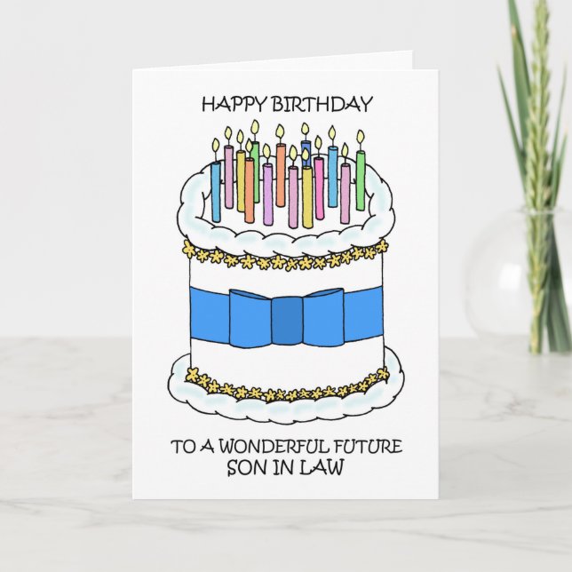 Happy Birthday Future Son in Law Card (Front)