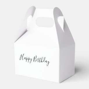 Happy Birthday Gable Favour Box 
