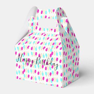 Happy Birthday Gable Favour Box Ice Cream