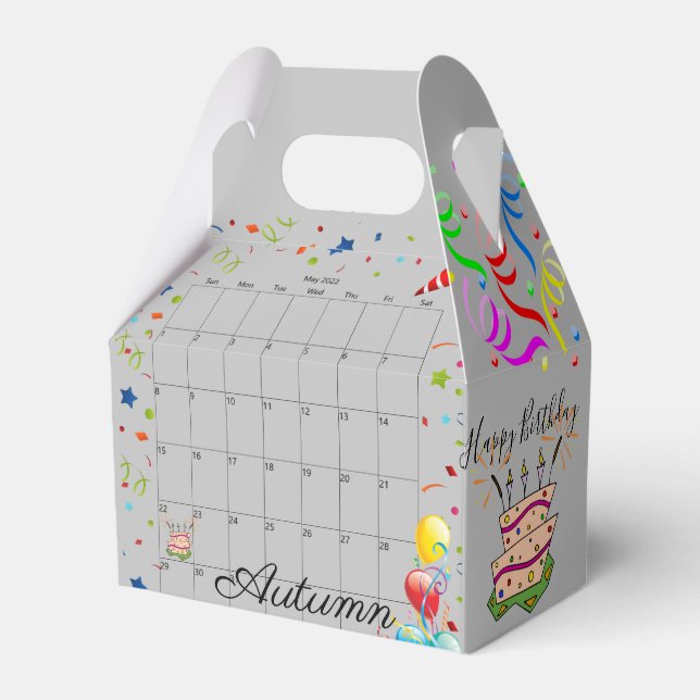 Happy Birthday Gable Favour Box May 2022 (Front Side)