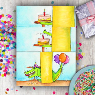 Happy Birthday Gator Postcard