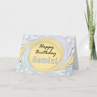 Happy Birthday Gemini Card