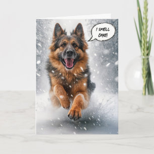 Happy Birthday German Shepherd Card