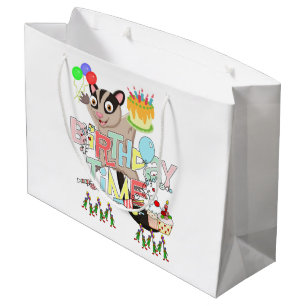 Happy Birthday Gift Bag Possum Cake