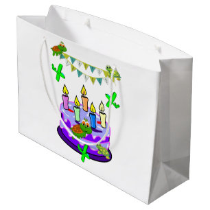 Happy Birthday Gift Bag Turtles