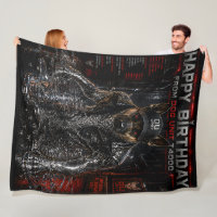 Happy birthday gift/dog unit T 4000 blanket