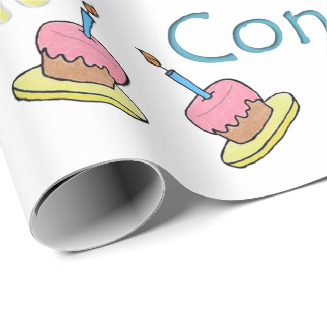 Happy Birthday Gift Wrapping Paper Debbie (Roll Corner)
