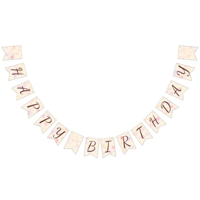 Happy Birthday Girl 01 Bunting (All)