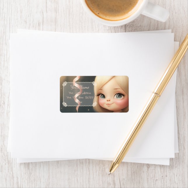 Happy Birthday Girl 01 Label (Insitu)