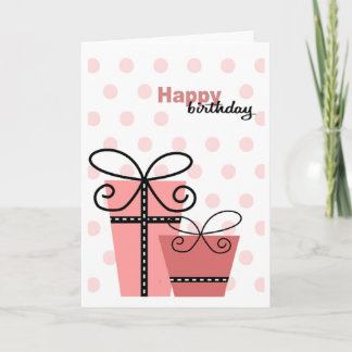 Happy Birthday Girl Card