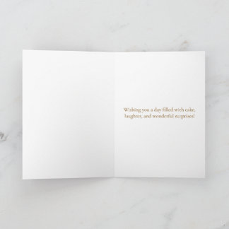 Happy Birthday Girl Cute Animal Friends Greeting C Card