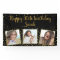 Happy Birthday Gold Glitter Photos Any Year Custom