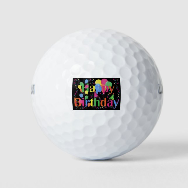 Happy birthday 🎂 golf balls (Front)