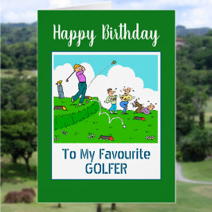 Happy Birthday Golfer