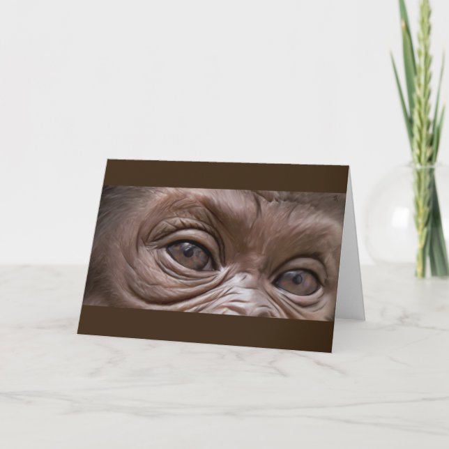 Happy Birthday Gorilla Card (Front)