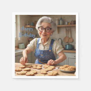 Happy Birthday Gramma Napkin