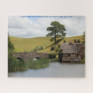 Happy Birthday Grand Dad Matamata New Zealand Jigsaw Puzzle