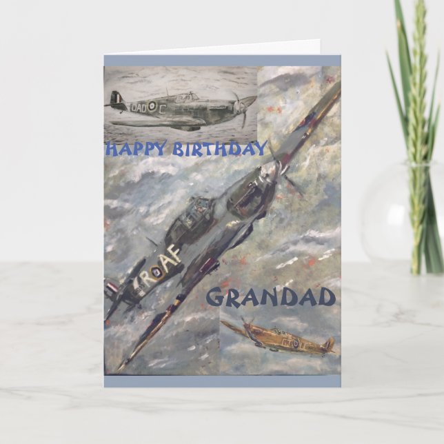 Happy Birthday Grandad Greetings Card (Front)