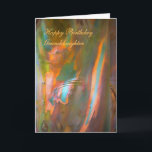 Happy Birthday Granddaughter - Eucalyptus Bark Card<br><div class="desc">Natural Textures series
A close-up of the bark of the Eucalyptus tree,  in the style of the impressionists. The dappled brilliance of the afternoon sun highlights the multicoloured layers of the bark as it naturally peels and flakes off.




Image code: hrcol151</div>