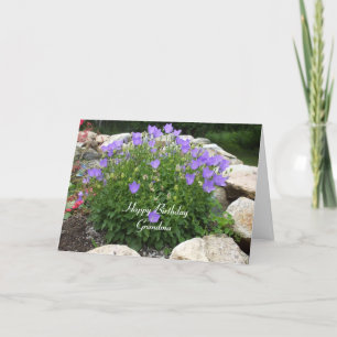 Happy Birthday Grandma-Canterbury Bells Card