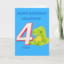 Happy Birthday Grandson - 4 Today