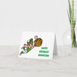 HAPPY BIRTHDAY ****GRANDSON**** CARD