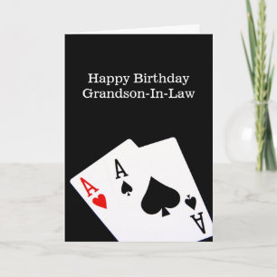 Happy Birthday Grandson-In-Law Card